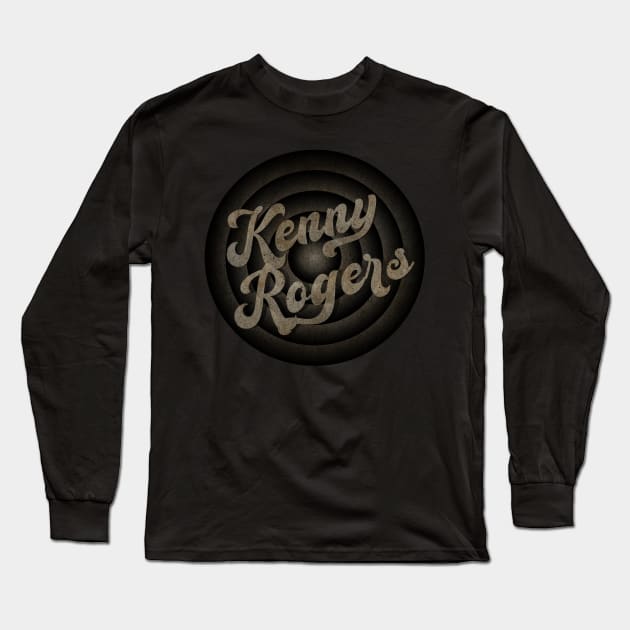 Kenny Rogers Long Sleeve T-Shirt by vintageclub88